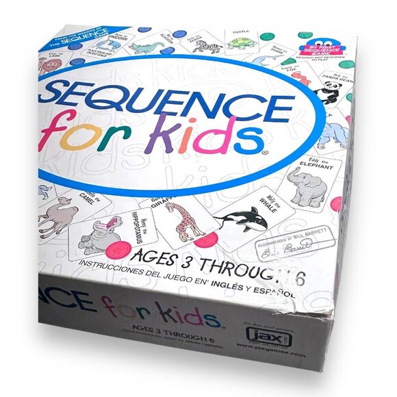 Sequence For Kids Board Game By Jax Ages 3 to 6 - Instructions are NOT Included - Picture 12 of 16